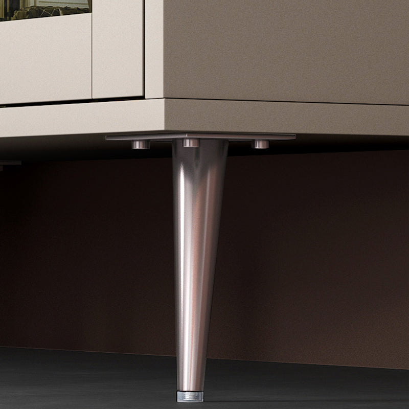 Modern Style Bookcase Wood Bookshelf with Door for Home Office