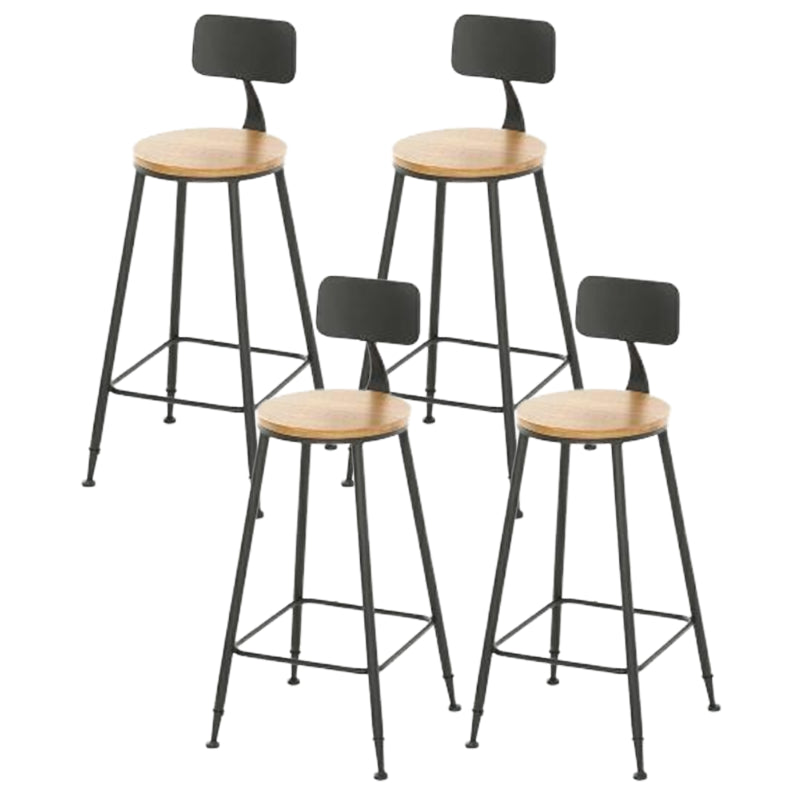 Industrial 1/4/5/9 Pieces Bar Table Set Rectangle Pine Wood Counter Table with High Stools