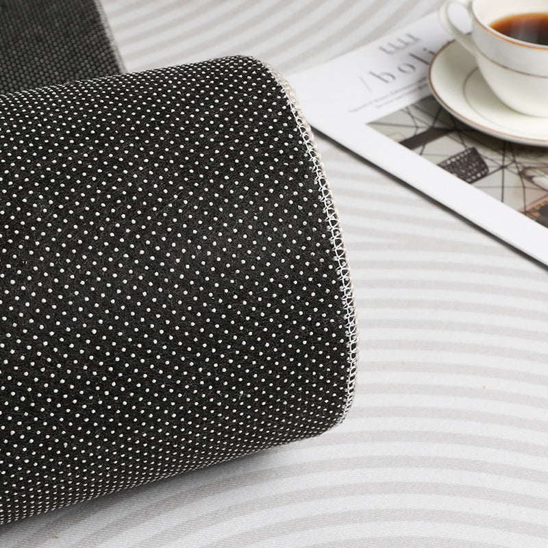 Dark Brown Modern Rug Polyester Irregular Color Piece Rug Washable Rug Sitting Room