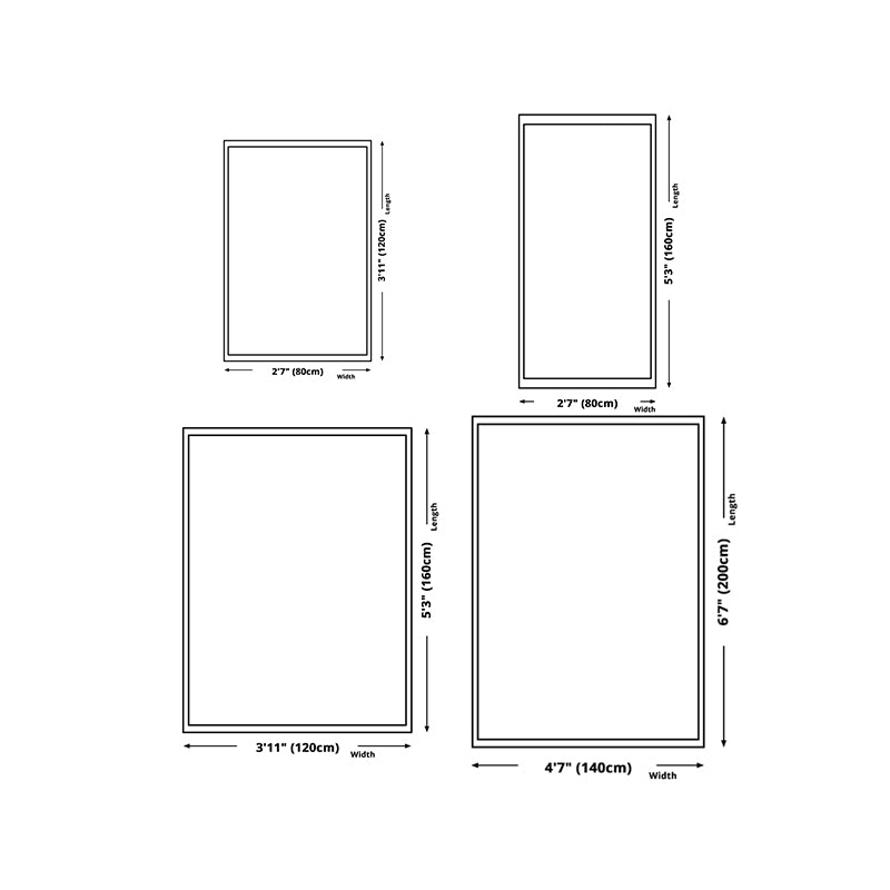 Dark Brown Modern Rug Polyester Irregular Color Piece Rug Washable Rug Sitting Room