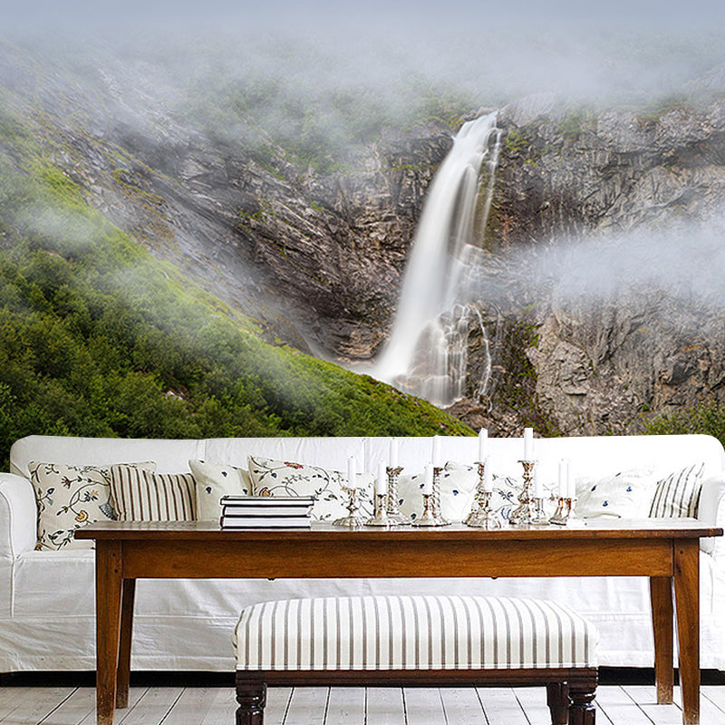 Environment Friendly Mountain Photography Wallpaper Home Decor Wall Mural