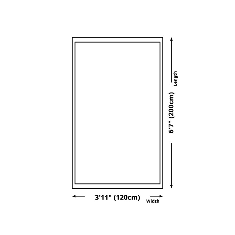 Grey Striped Rug Polyester Gorgeous Rug Washable Rug for Home Decor