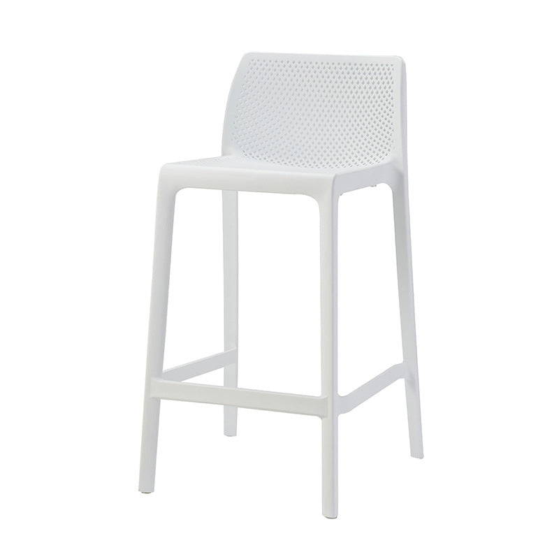 Nordic Simple Stackable Bar-stool Plastic Counter Bar Stool for Home