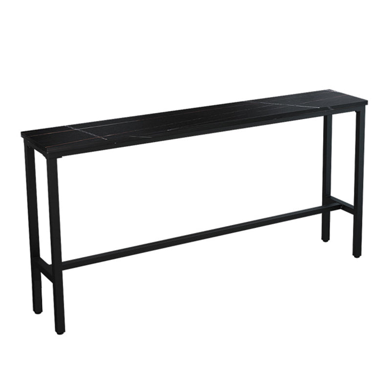 1/3/4/5 Piece Sintered Stone Bar Set Glam Matte Finish Bar Table Set