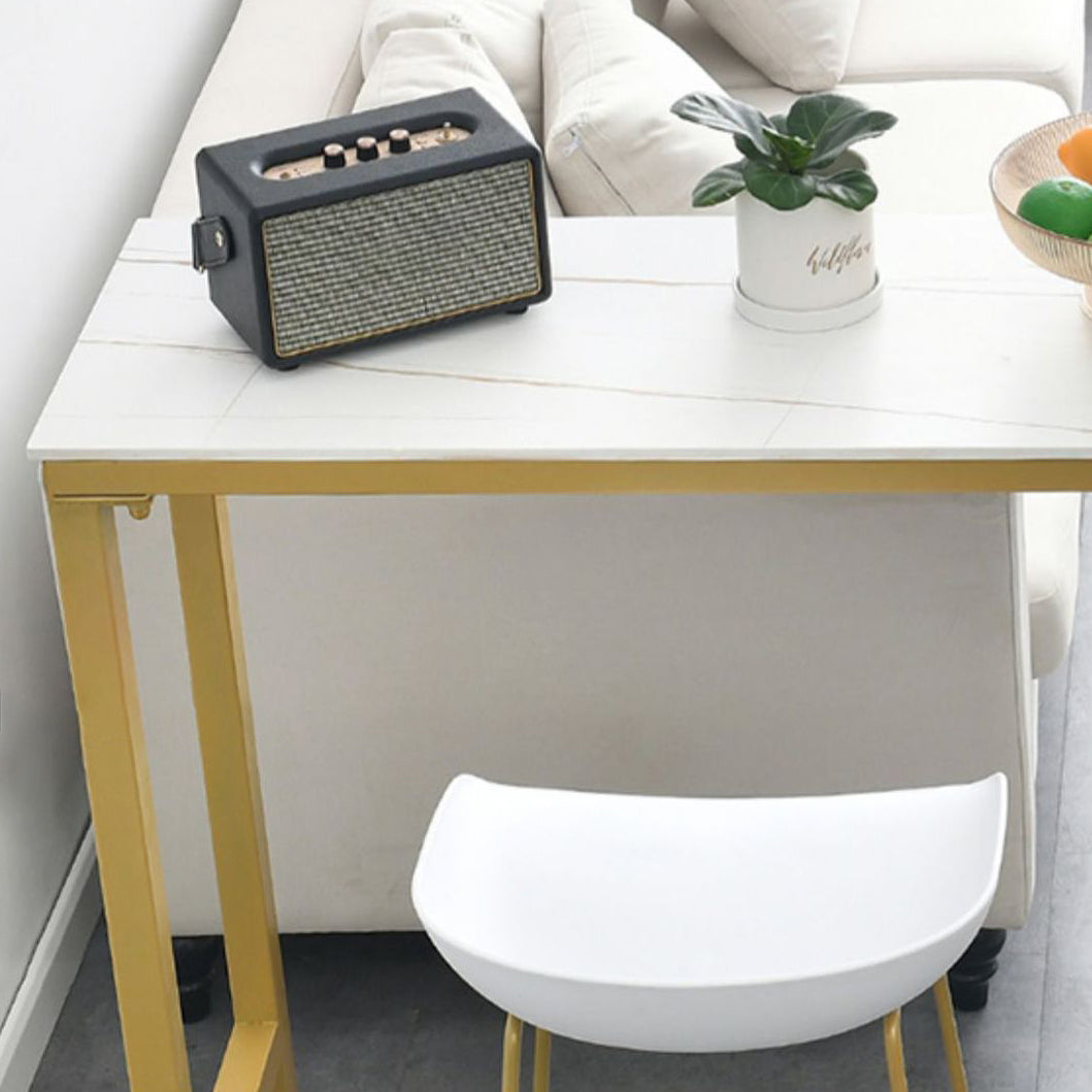 1/3/4/5 Piece Sintered Stone Bar Set Glam Matte Finish Bar Table Set