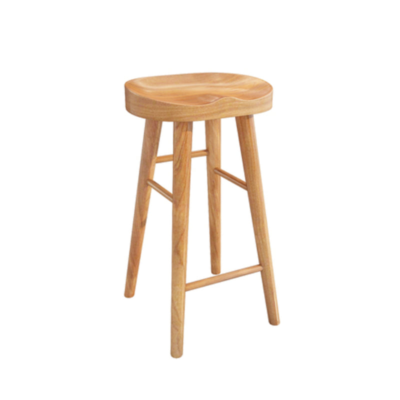 Modern 1/4/9 Pieces Bar Table Set Rectangle Pine Wood Counter Table with High Stools