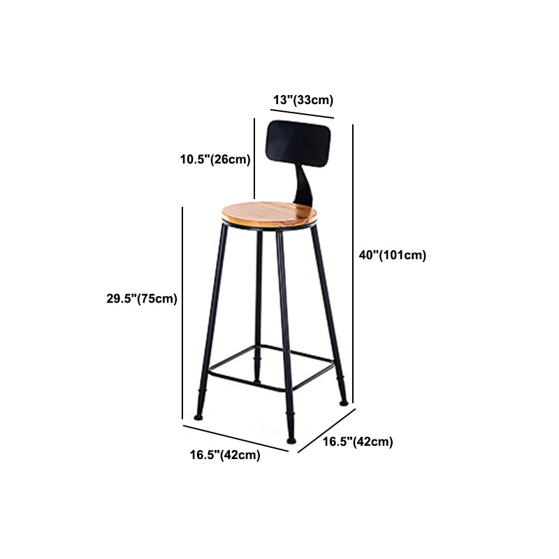 Industrial Rectangle Solid Wood Bar Table Set 1/7 Pieces Counter Table with High Stools