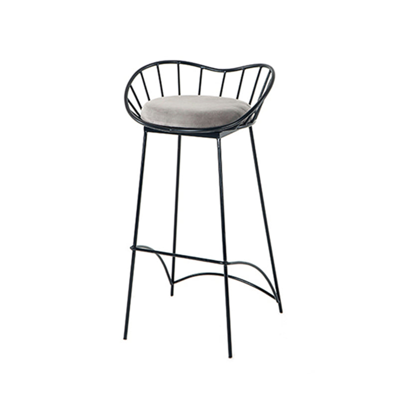 Industrial Rectangle Solid Wood Bar Table Set 1/5 Pieces Counter Table with Iron Stools