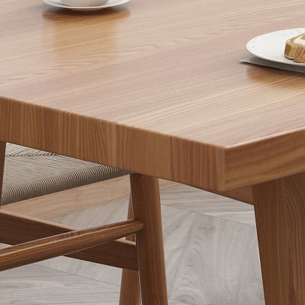 Minimalist Pine Dining Room Table Set 1/2/7 Pieces Home Table and Chairs