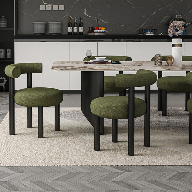 Modern 1/5/6/7 Pieces Dining Set Rectangle Stone Dining Table for Dining Room