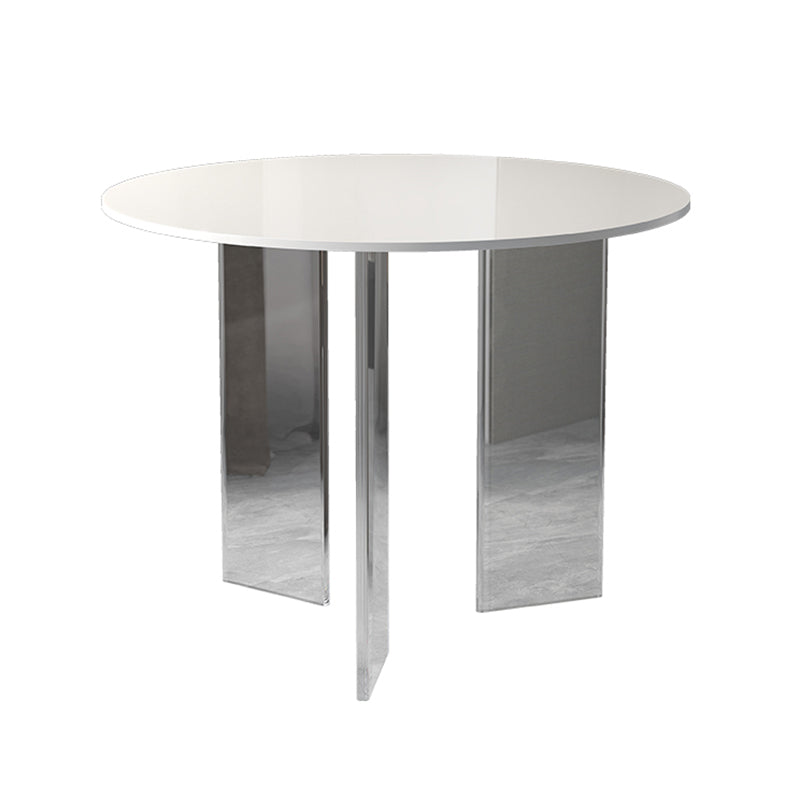 Modern 1/2/3 Pieces Dining Set Round Stone Dining Table for Dining Room Kitchen