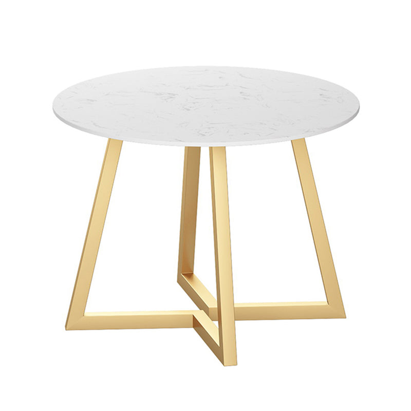 Glam Round Dinette Set 1/4/5 Pieces Marble Dining Table Sets