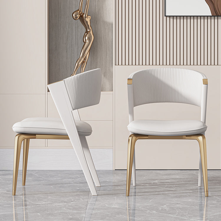 Nordic Glam Style Sintered Stone Metal Table Set 1/3/4/5 Pieces Dining Set