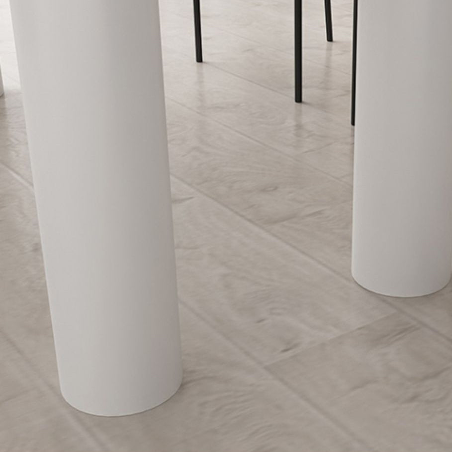 Simplicity Free Form Dining Table Sintered Stone Top Iron Base Home Kitchen Desk