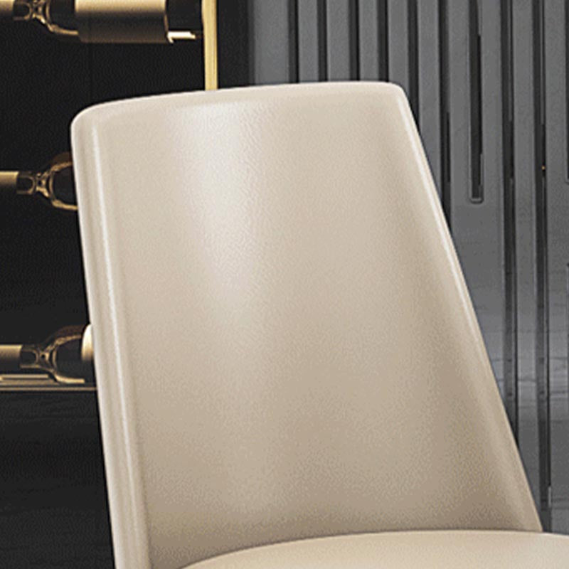 Glam Dining Side Chair Upholstered Side Chair with Gold Legs for Dining Room