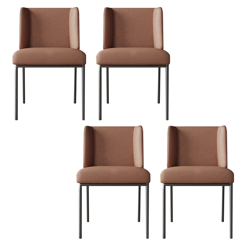 Upholstered Side Chair Modern Wingback Side Chair for Dining Room