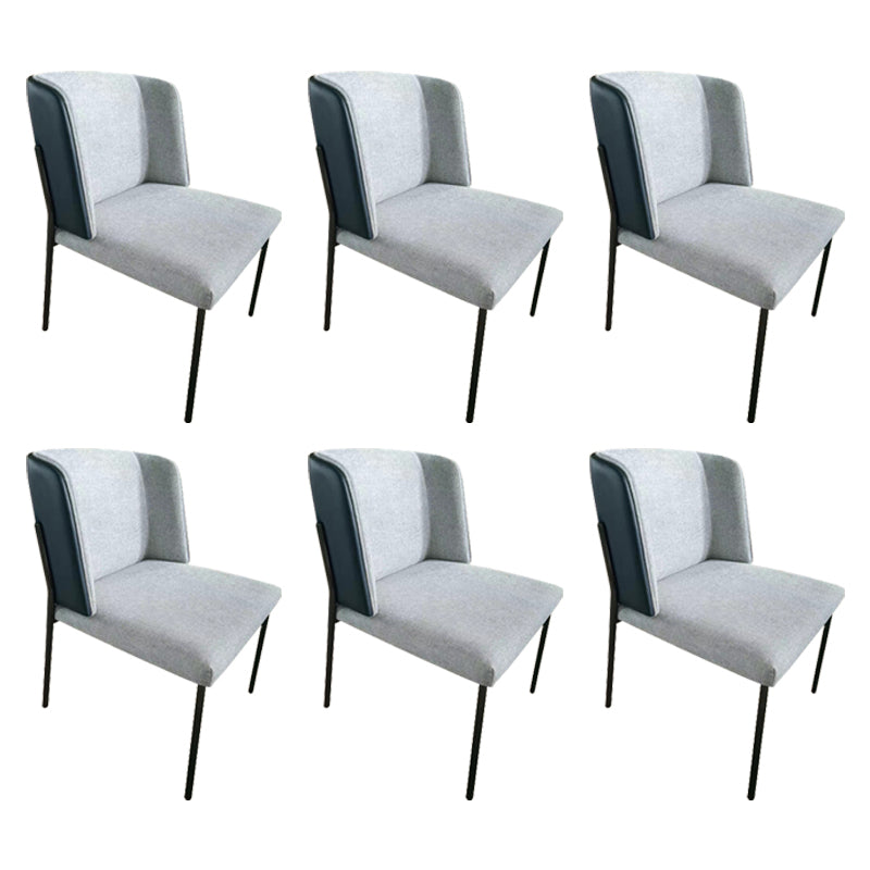 Upholstered Side Chair Modern Wingback Side Chair for Dining Room