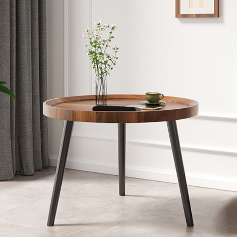Nordic Round Coffee Table Tea/Black/White Cocktail Table for Living Room