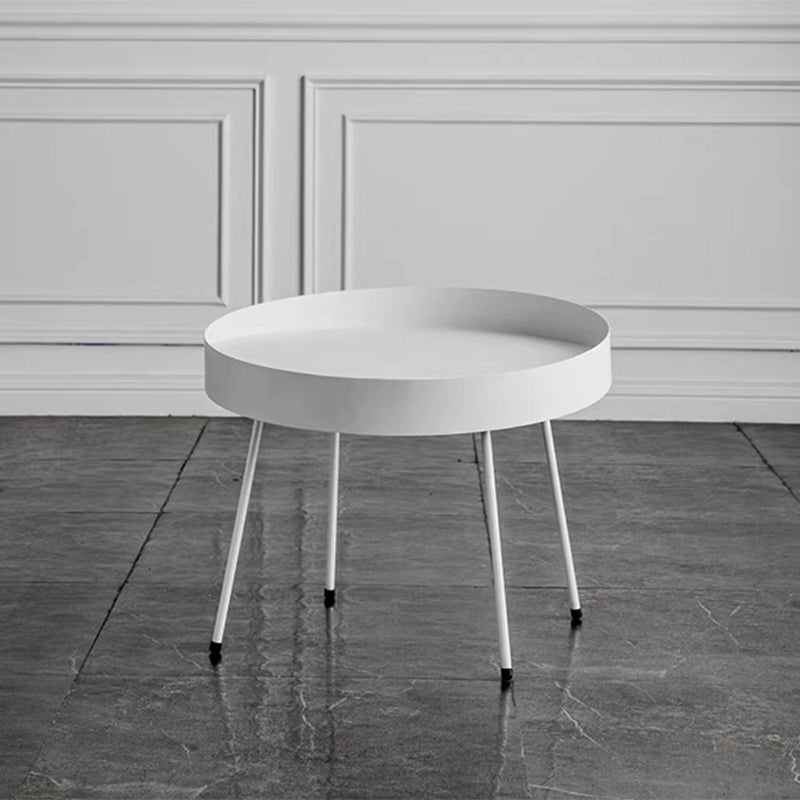 Dia 15.75"/23.62"/31.5" Iron Cocktail Table 4 Legs Coffee Table