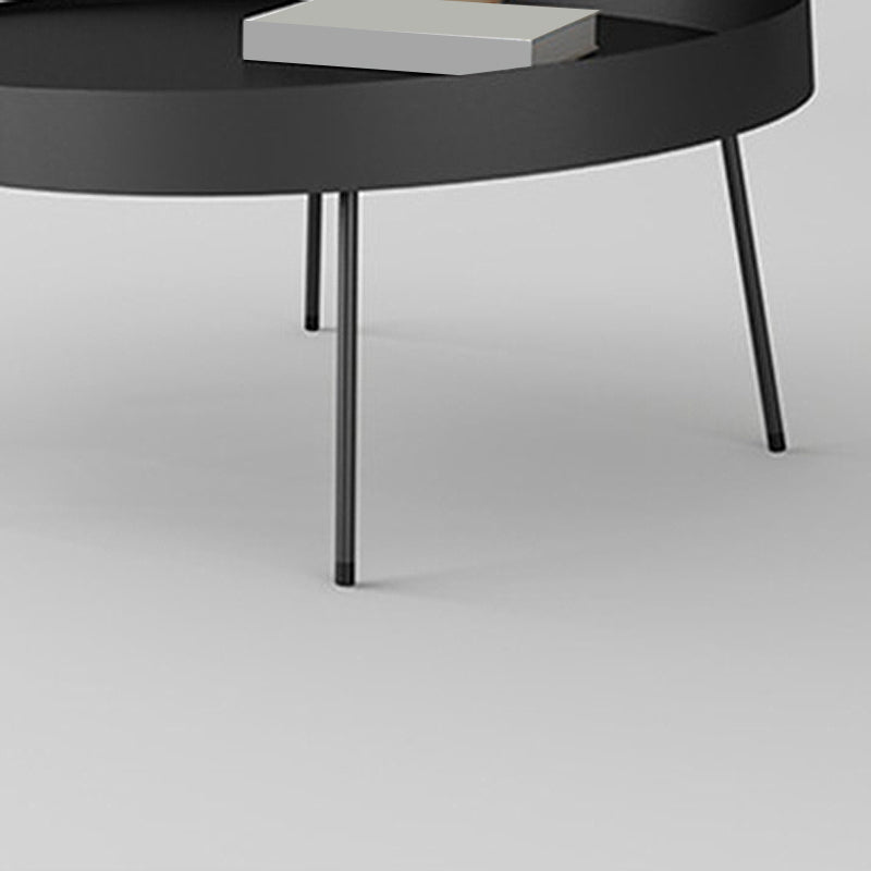 Dia 15.75"/23.62"/31.5" Iron Cocktail Table 4 Legs Coffee Table