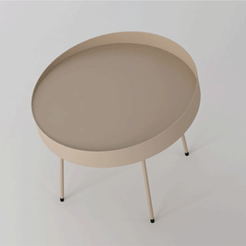 Dia 15.75"/23.62"/31.5" Iron Cocktail Table 4 Legs Coffee Table