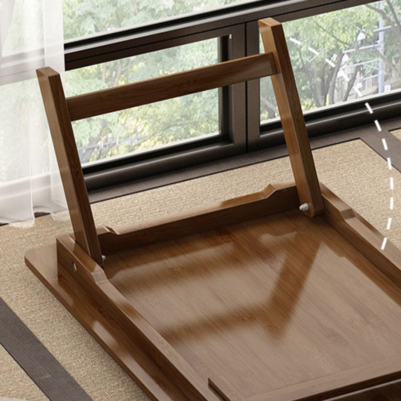 Scandinavian Rectangular Wooden Folding Coffee Cocktail Table