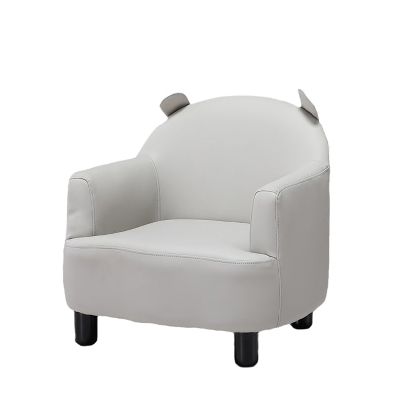 Basic Four Leg Arm Chair Arms Included Barrel Accent Chair, 20.47" W √ó 20.08" L √ó 20.47" H