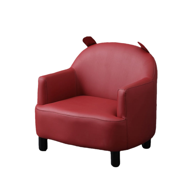 Basic Four Leg Arm Chair Arms Included Barrel Accent Chair, 20.47" W √ó 20.08" L √ó 20.47" H
