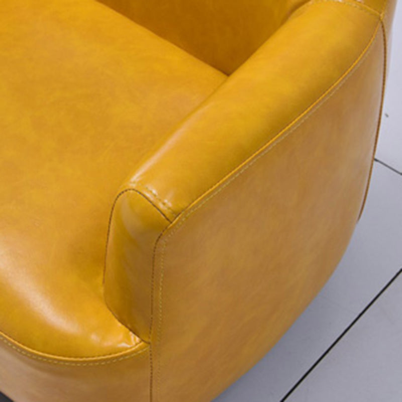 Basic Four Leg Arm Chair Arms Included Barrel Accent Chair, 20.47" W √ó 20.08" L √ó 20.47" H