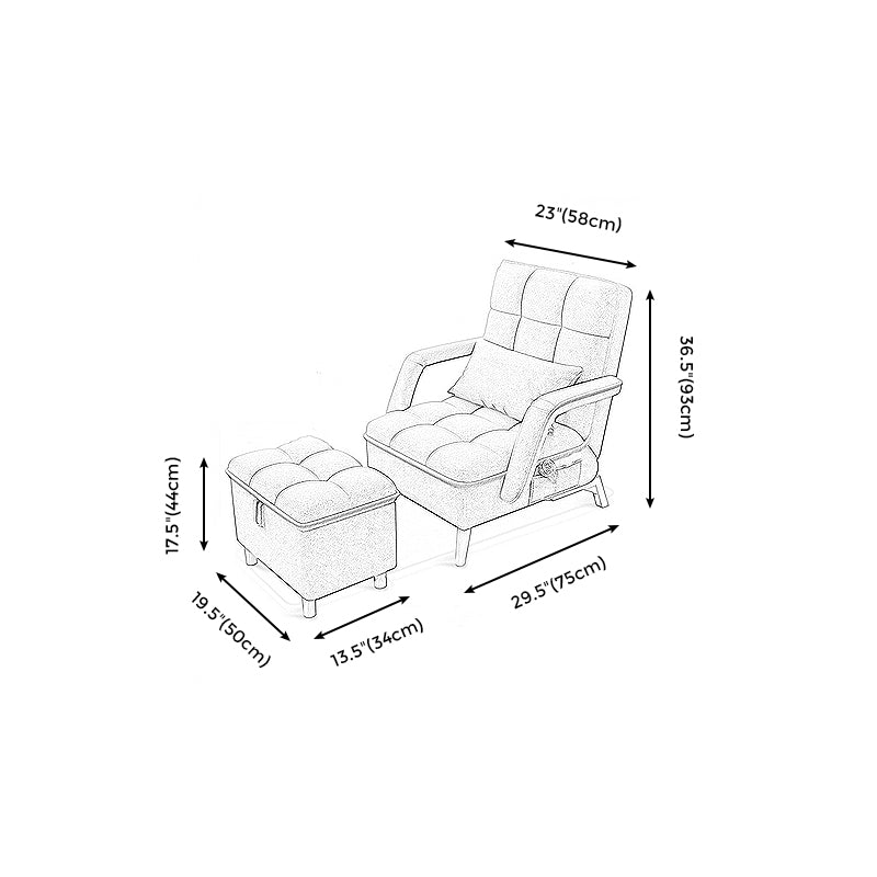 PU Leather/Faux Leather Chair 22" L x 29.5" W x 36.6" H Chair