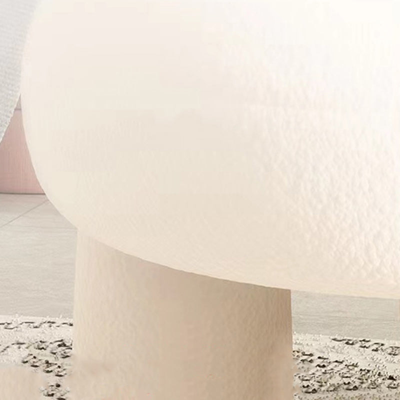Wool Blend Armless Chair Armless Parsons Chair with Basic Four Leg for Bedroom