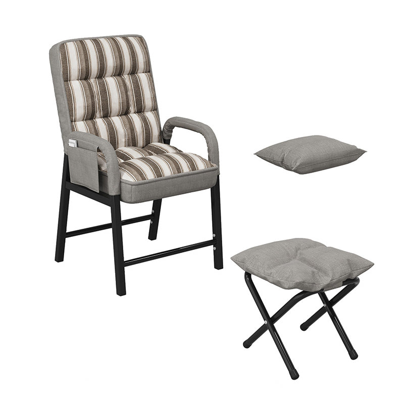 Linen Chair 22" L x20.8 W x36.2"H Convertible Chair for Living Room