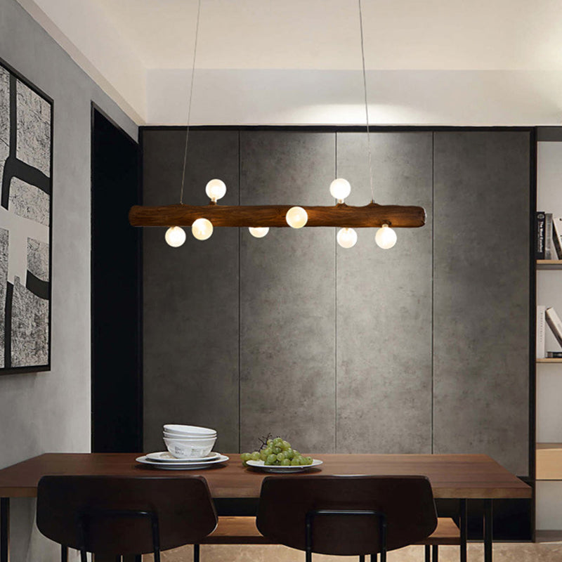 Glass Island Lighting Fixture Modern Style Pendant Lighting Fixture