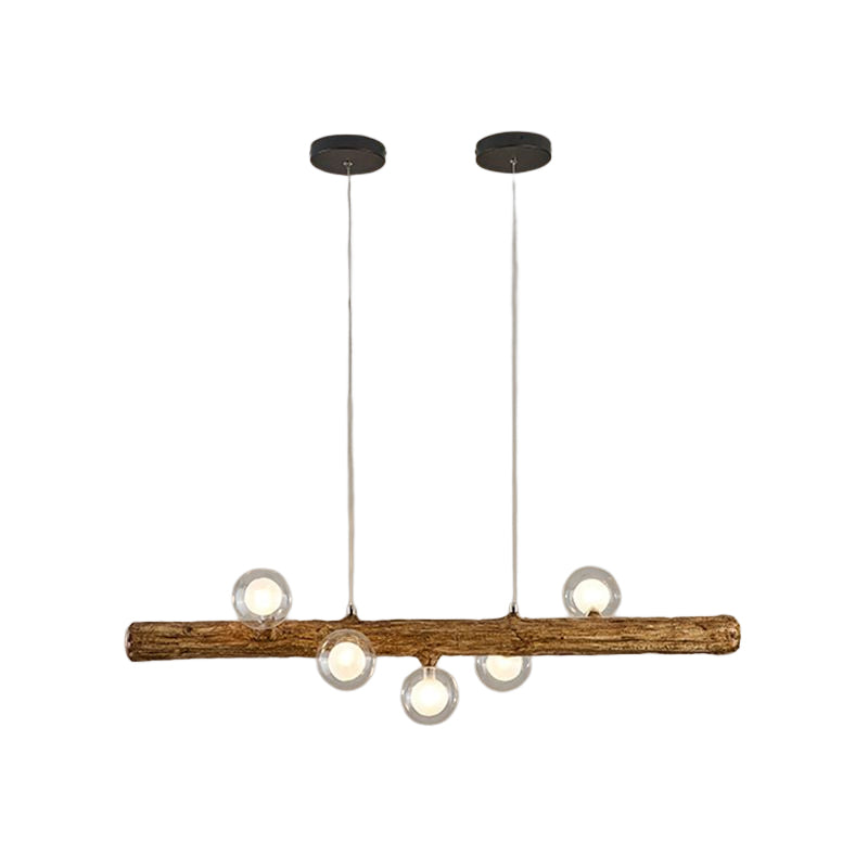 Glass Island Lighting Fixture Modern Style Pendant Lighting Fixture