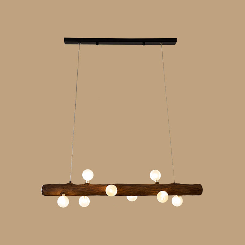 Glass Island Lighting Fixture Modern Style Pendant Lighting Fixture