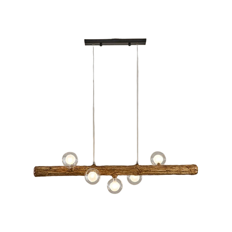 Glass Island Lighting Fixture Modern Style Pendant Lighting Fixture