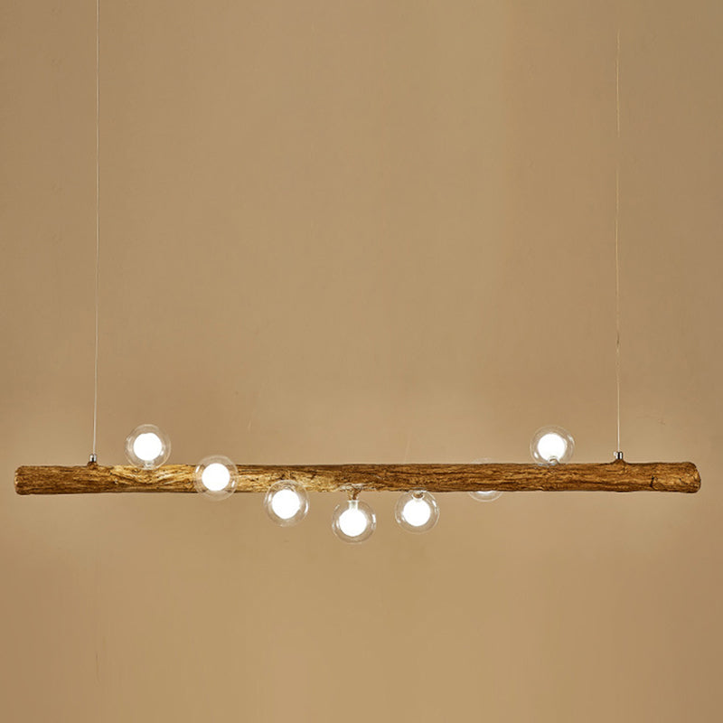 Glass Island Lighting Fixture Modern Style Pendant Lighting Fixture