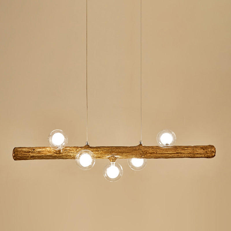 Glass Island Lighting Fixture Modern Style Pendant Lighting Fixture