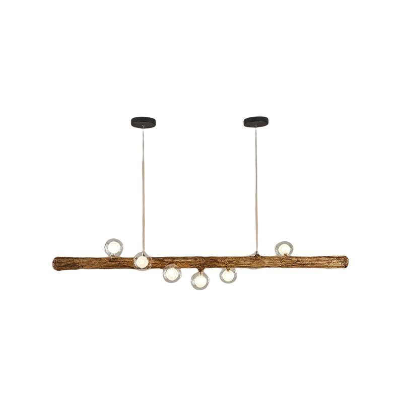 Glass Island Lighting Fixture Modern Style Pendant Lighting Fixture