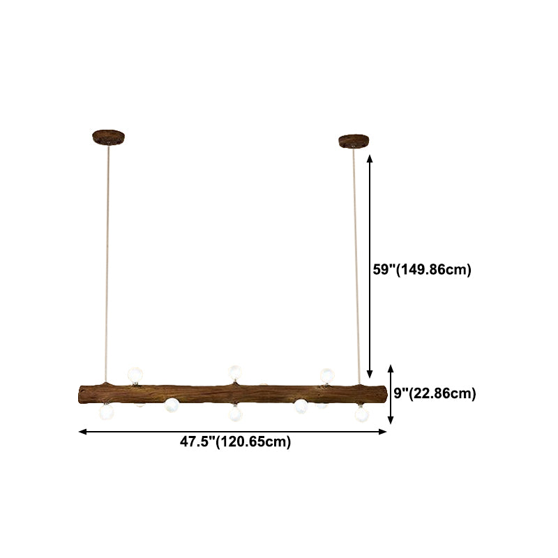 Glass Island Lighting Fixture Modern Style Pendant Lighting Fixture