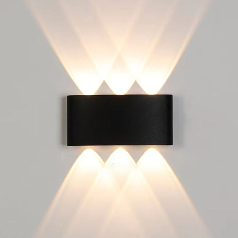 Multi Lights Wall Mount Light LED Wall Light with Metal Shade for Outdoor