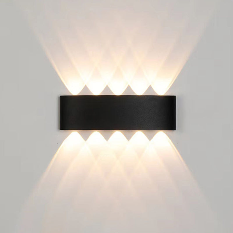 Multi Lights Wall Mount Light LED Wall Light with Metal Shade for Outdoor