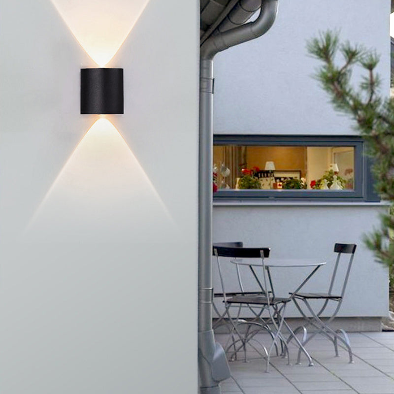 Multi Lights Wall Mount Light LED Wall Light with Metal Shade for Outdoor