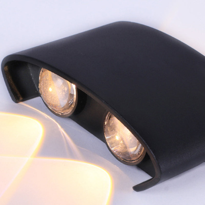 Multi Lights Wall Mount Light LED Wall Light with Metal Shade for Outdoor