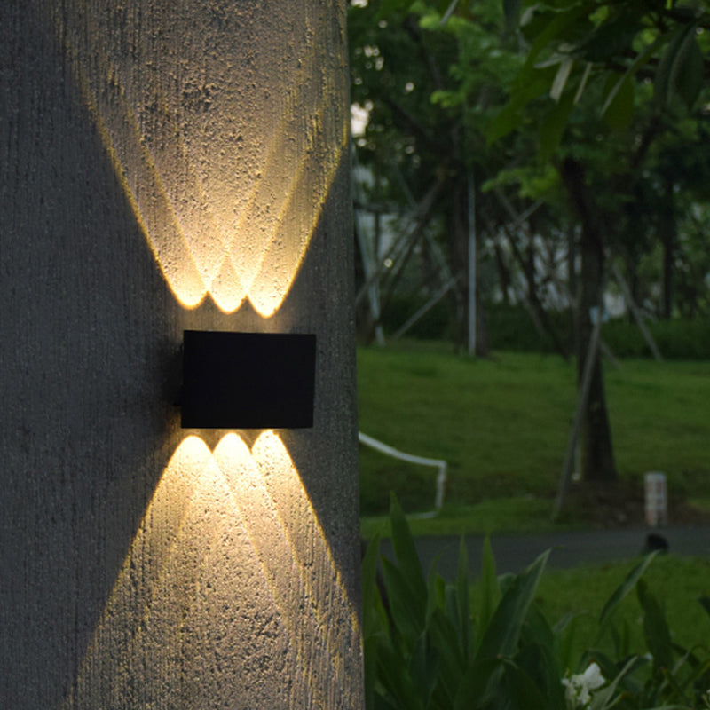Multi Lights Wall Mount Light LED Wall Light with Metal Shade for Outdoor