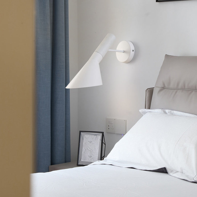 Macaron Style Wall Mount Light 1-Light Wall Light with Iron Shade for Living Room