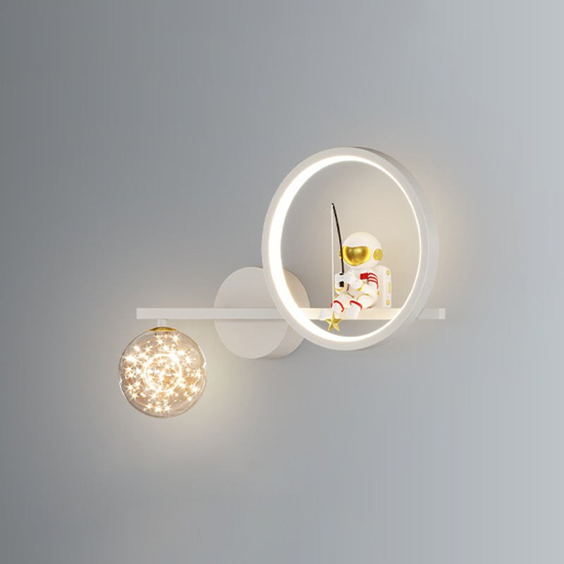 Children LED Wall Mount Light Cartoon Wall Light with Acrylic Shade for Bedroom