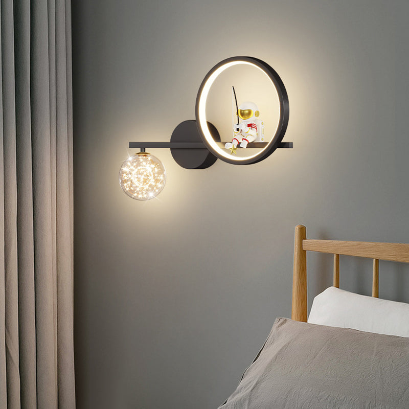 Children LED Wall Mount Light Cartoon Wall Light with Acrylic Shade for Bedroom