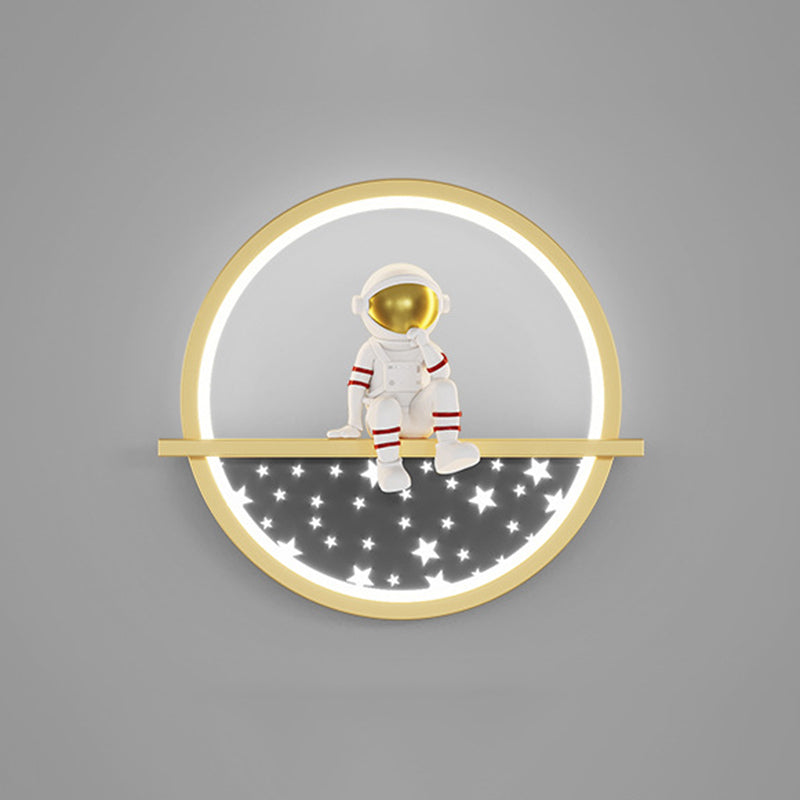 Cartoon LED Wall Mount Light Children Wall Light with Acrylic Shade for Bedroom