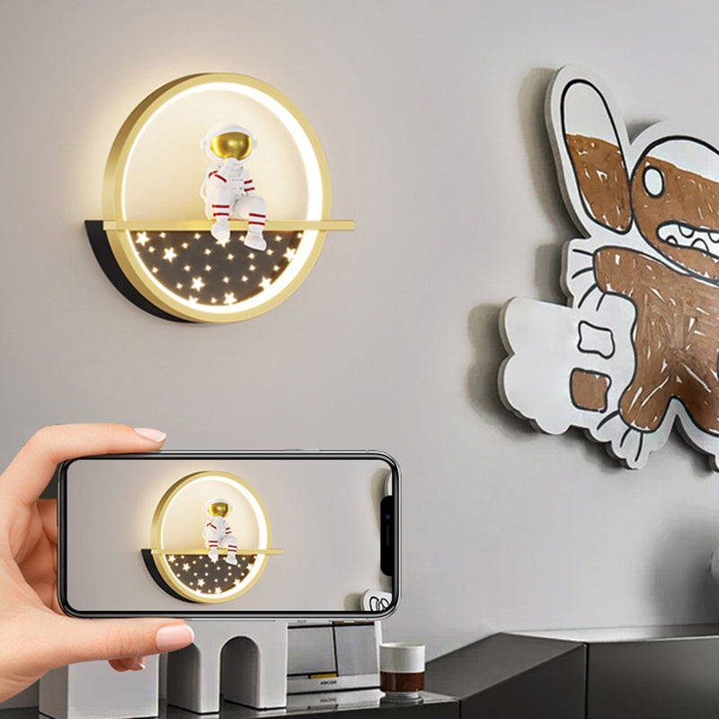 Cartoon LED Wall Mount Light Children Wall Light with Acrylic Shade for Bedroom